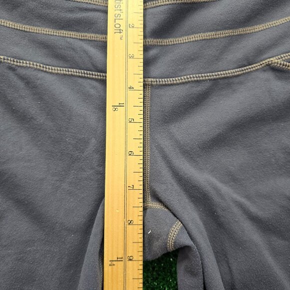 Athleta Pants Womens Small Gray Leggings Stretch Capri Workout Gym Yoga - Picture 5 of 10